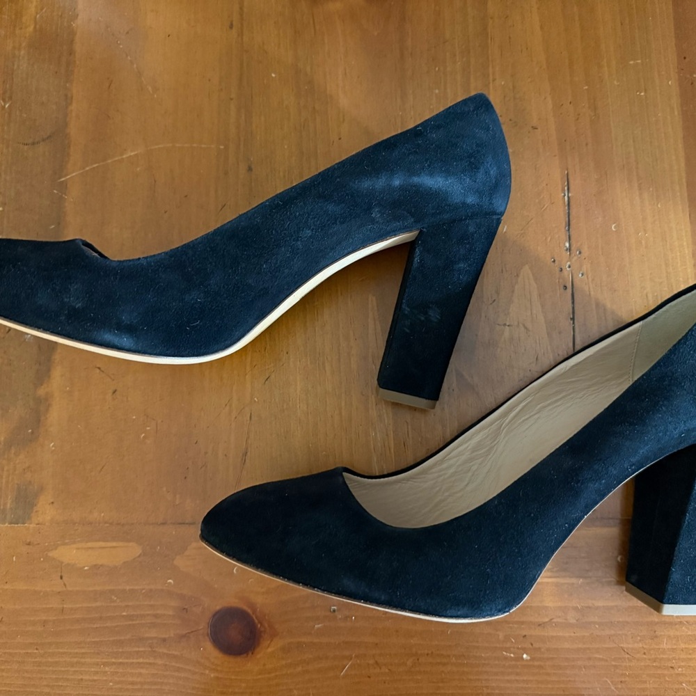 J.Crew Black Suede Women's Heels